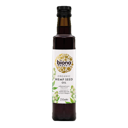 BIONA ORGANIC HEMP SEED OIL 250ML