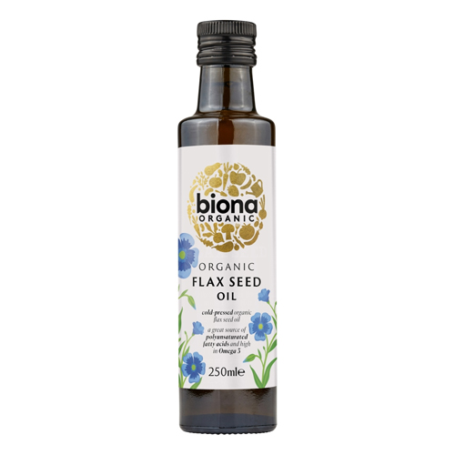 BIONA ORGANIC FLAX SEED OIL 250ML