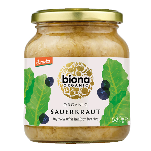 BIONA ORGANIC SAUERKRAUT DEMETER 680G