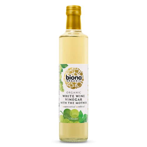 BIONA ORGANIC WHITE WINE VINEGAR 500ML