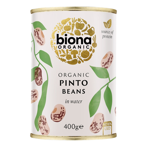 BIONA ORGANIC PINTO BEANS 400G