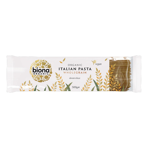 BIONA ORGANIC ITALIAN WHOLEGRAIN PASTA 500G