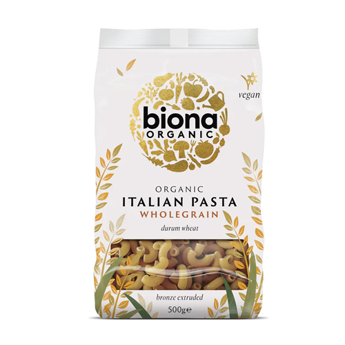 BIONA ORGANIC WHOLEGRAIN FUSILLI 500G