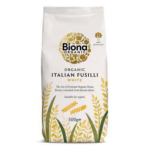 BIONA ORGANIC WHITE FUSILLI 500G