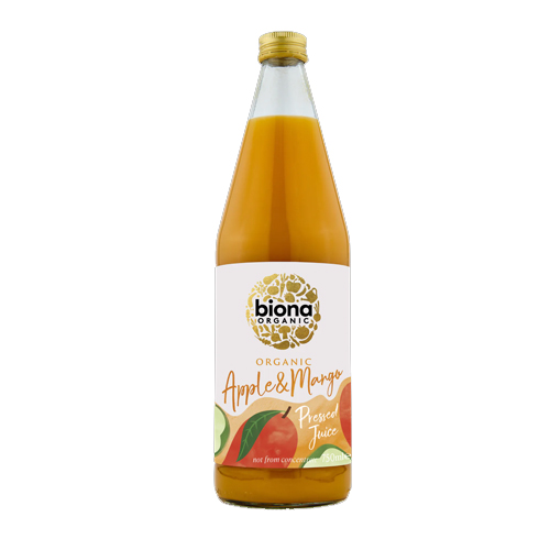 BIONA ORGANIC APPLE AND MANGO JUICE 750ML