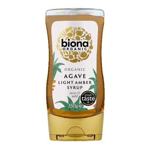 BIONA ORGANIC AGAVE LIGHT AMBER SYRUP 350G