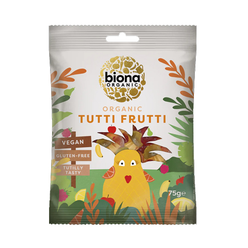 BIONA ORGANIC TUTTI FRUTTI 75G
