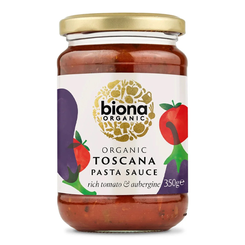 BIONA ORGANIC VEGAN TOSCANA PASTA SAUCE 350G
