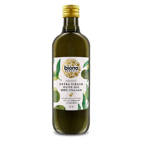 BIONA ORGANIC EXTRA VIRGIN OLIVE OIL FRUITY 1L