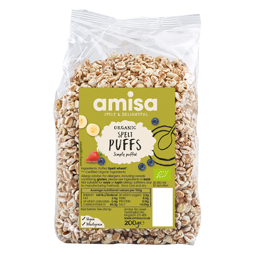 AMISA ORGANIC SPELT PUFFS 200G