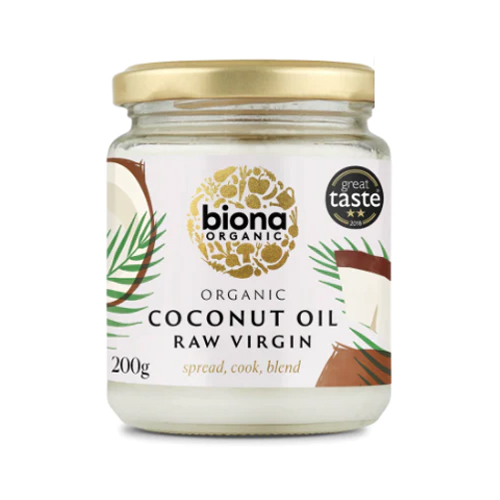 BIONA ORGANIC RAW VIRGIN COCONUT OIL 200G