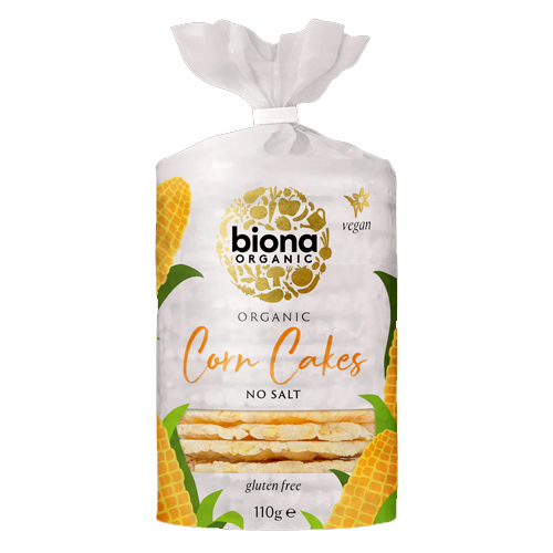 BIONA ORGANIC CORN CAKES 110G