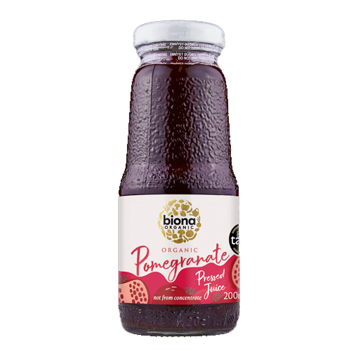 BIONA ORGANIC POMEGRANATE JUICE 200ML
