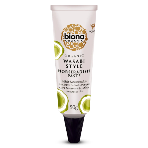 BIONA ORGANIC WASABI PASTE TUBES 50G