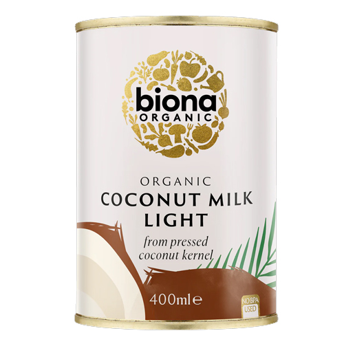 BIONA ORGANIC COCONUT MILK LIGHT 400ML