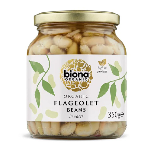 BIONA ORGANIC FLAJEOLET BEANS 350G