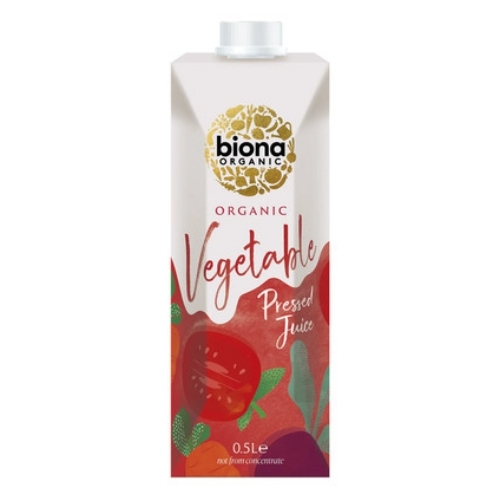 BIONA ORGANIC VEGETABLE PRESSED JUICE 500ML