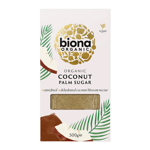 BIONA ORGANIC COCONUT PALM SUGAR 500G