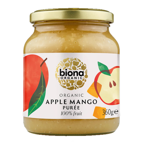 BIONA ORGANIC APPLE & MANGO PUREE NAS 360G