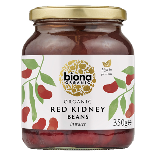 BIONA ORGANIC RED KIDNEY BEANS 350G
