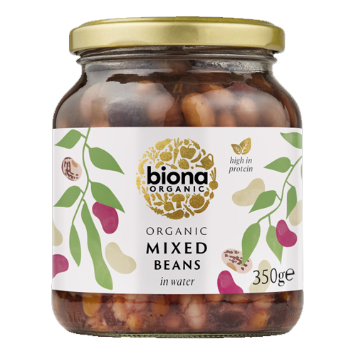 BIONA ORGANIC MIXED BEANS 350G