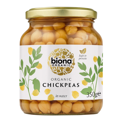 BIONA ORGANIC CHICK PEAS 350G