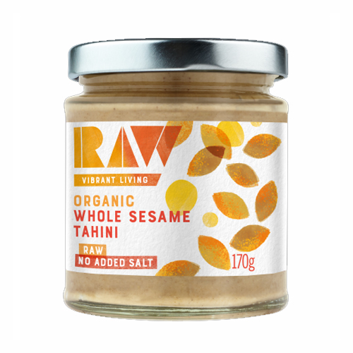 RAW ORGANIC WHOLE TAHINI 170G