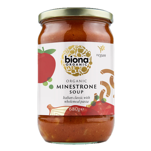 BIONA ORGANIC MINESTRONE SOUP 680G