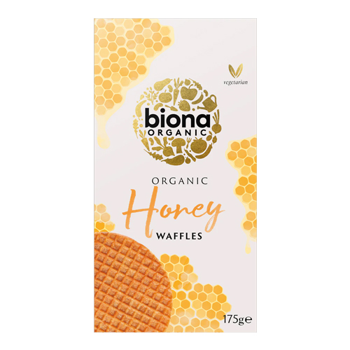 BIONA ORGANIC HONEY WAFFLES 175G
