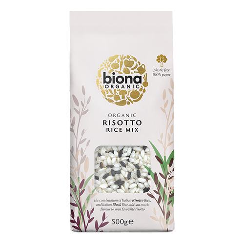 BIONA ORGANIC RISOTTO RICE MIX BLACK AND WHITE 500G