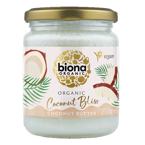 BIONA ORGANIC COCONUT BLISS COCONUT BUTTER 250G