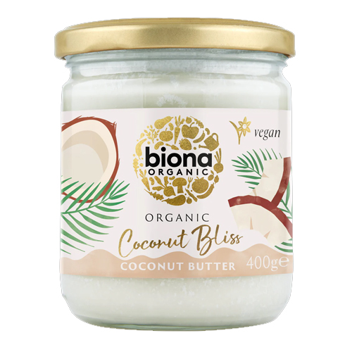 BIONA ORGANIC COCONUT BLISS COCONUT BUTTER 400G
