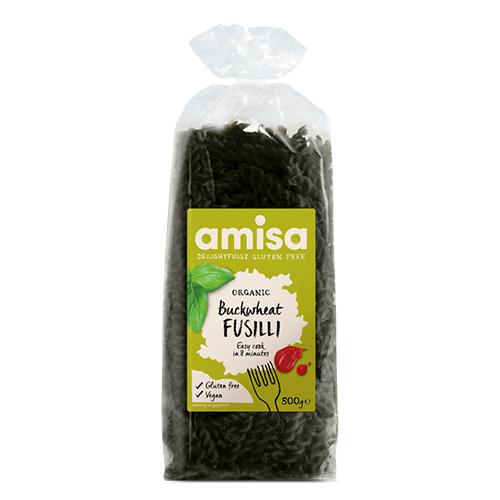 AMISA ORGANIC BUCKWHEAT FUSILLI 500G