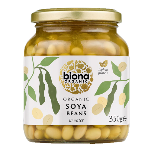 BIONA ORANIC SOYA BEANS 350G