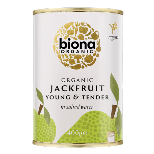 BIONA ORGANIC YOUNG JACKFRUIT IN SALTED WATER 400G