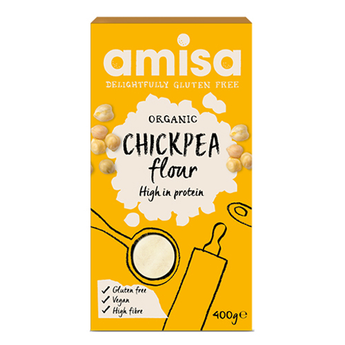 AMISA ORGANIC CHICK PEA FLOUR GLUTEN FREE 400G