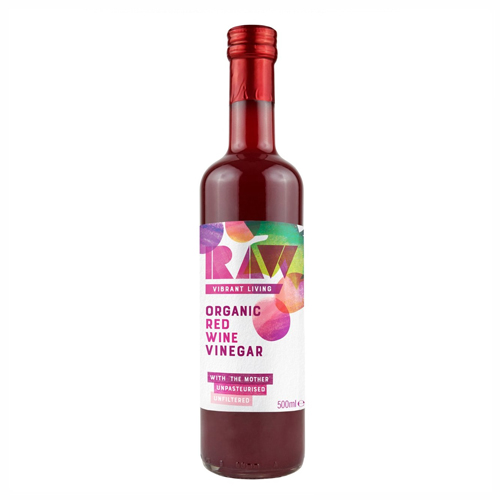 RAW ORGANIC RED WINE VINEGAR 500ML