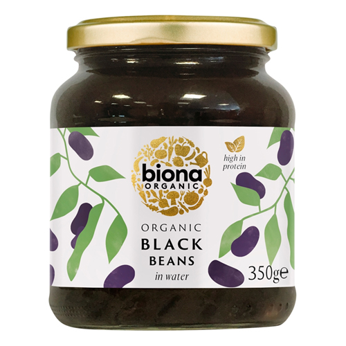 BIONA ORGANIC BLACK BEANS 350G