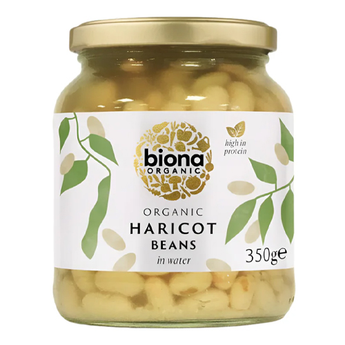 BIONA ORGANIC HARICOT BEANS 350G