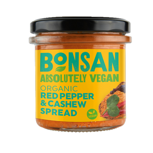 BONSAN ORGANIC VEGAN CASHEW BELL PEPPER PATE 130G