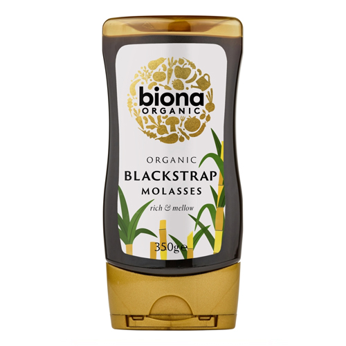 BIONA ORGANIC BLACKSTRAP MOLASSES 350G