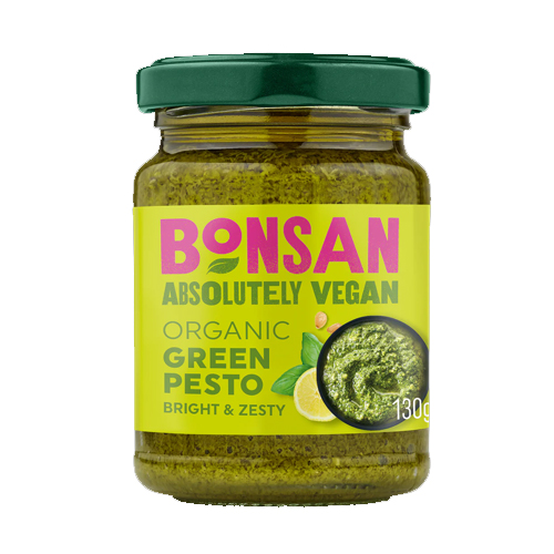 BONSAN ORGANIC VEGAN GREEN PESTO 130G