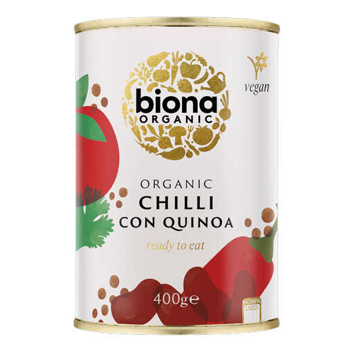 BIONA ORGANIC CHILLI CON QUINOA 400G