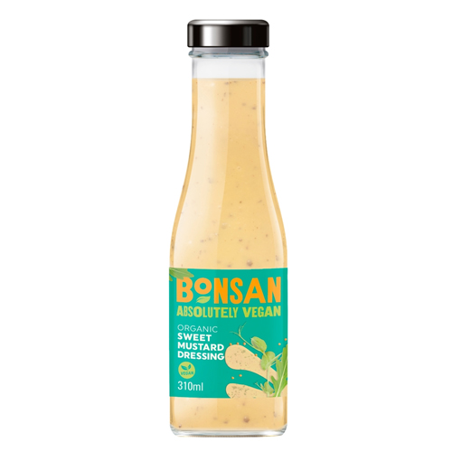 BONSAN ORGANIC VEGAN SWEET MUSTARD DRESSING 310ML