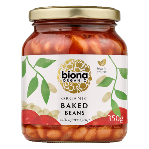 BIONA ORGANIC BAKED BEANS TOMATO SAUCE 350G
