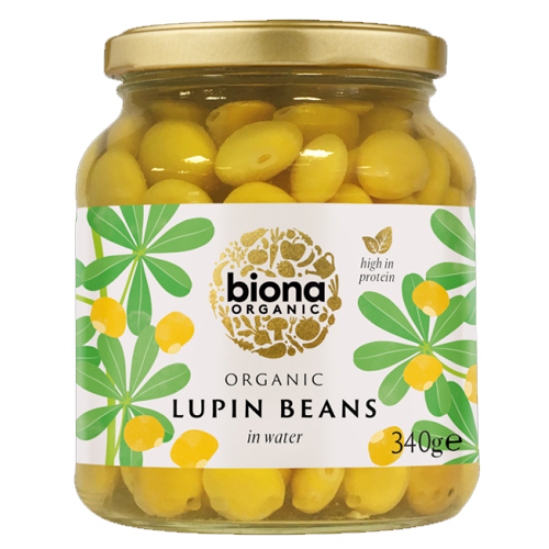 BIONA ORGANIC LUPIN BEANS 340G