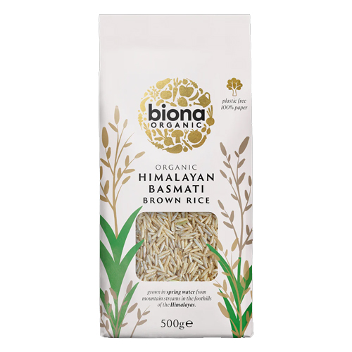 BIONA ORGANIC HIMALAYAN BASMATI BROWN RICE 500G