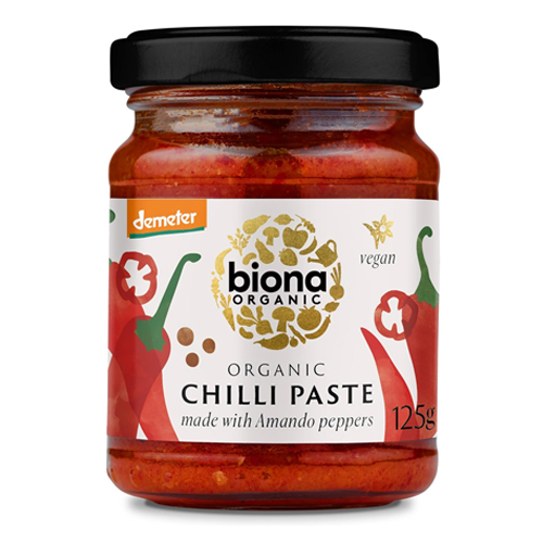 BIONA ORGANIC CHILI PASTE DEMETER 125G