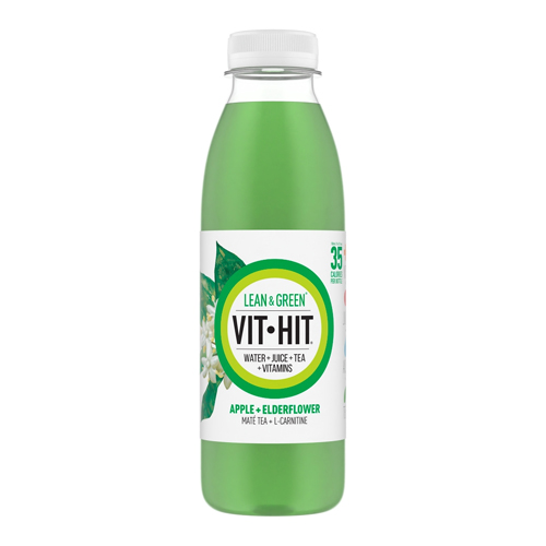 VIT-HIT LEAN GREEN APPLE & ELDERFLOWER 500ML