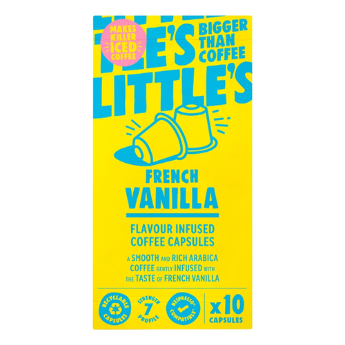 LITTLE'S 10 FRENCH VANILLA FLAVOUR INFUSED COFFEE CAPSULES 52G